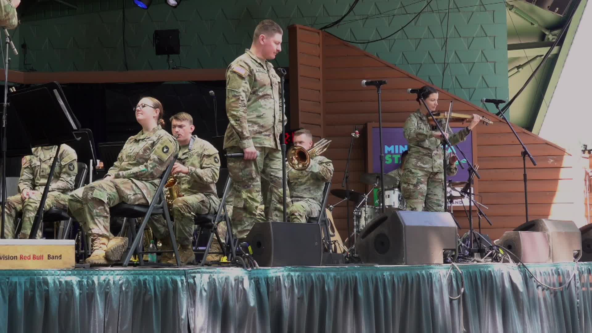 Thumbnail image for Merry's Eclectic Interests: 2025 Minnesota State Fair - National Guard Red Bull Band