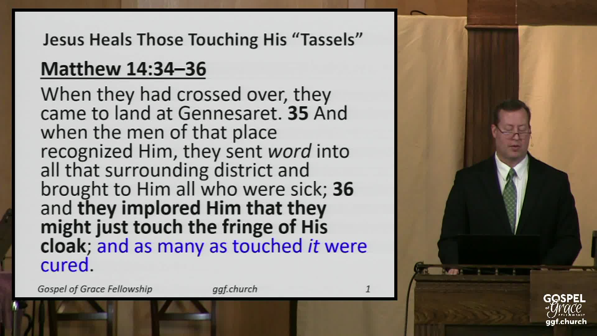 Gospel of Grace Fellowship: True Faith Leads to Action 3-30-25