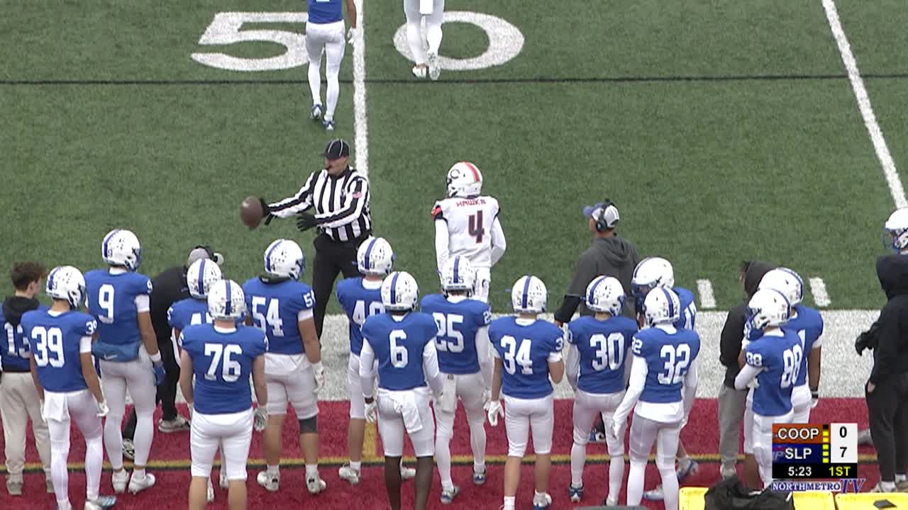 Football Cooper at Spring Lake Park 10-25-2025