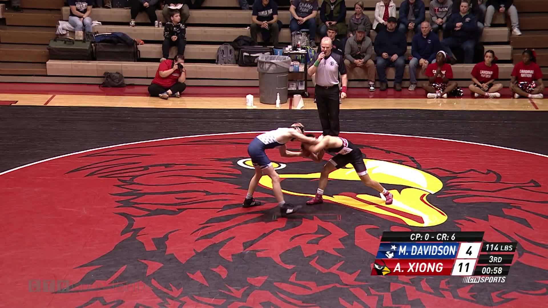 Wrestling: Champlin Park at Coon Rapids 12-5-25