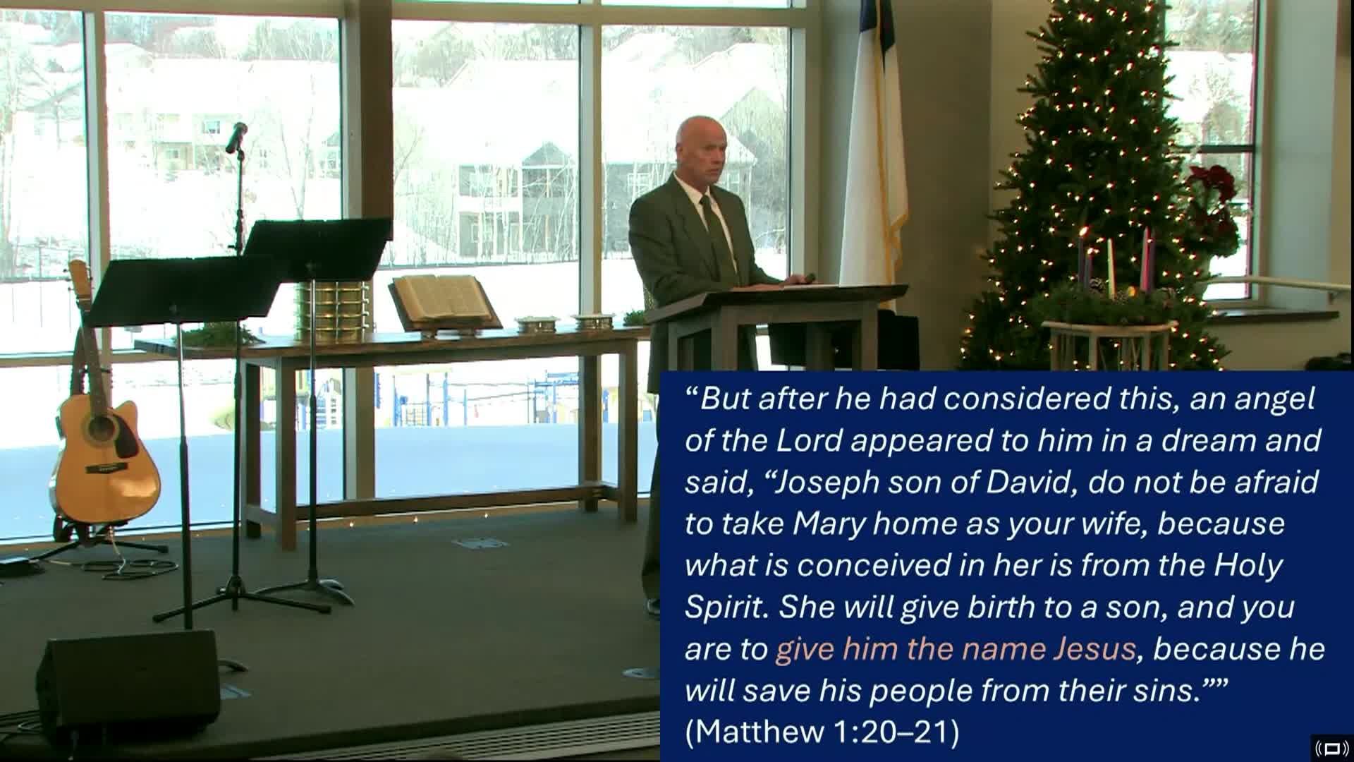 The Worship Hour: Joseph, a Righteous Man 12-7-25