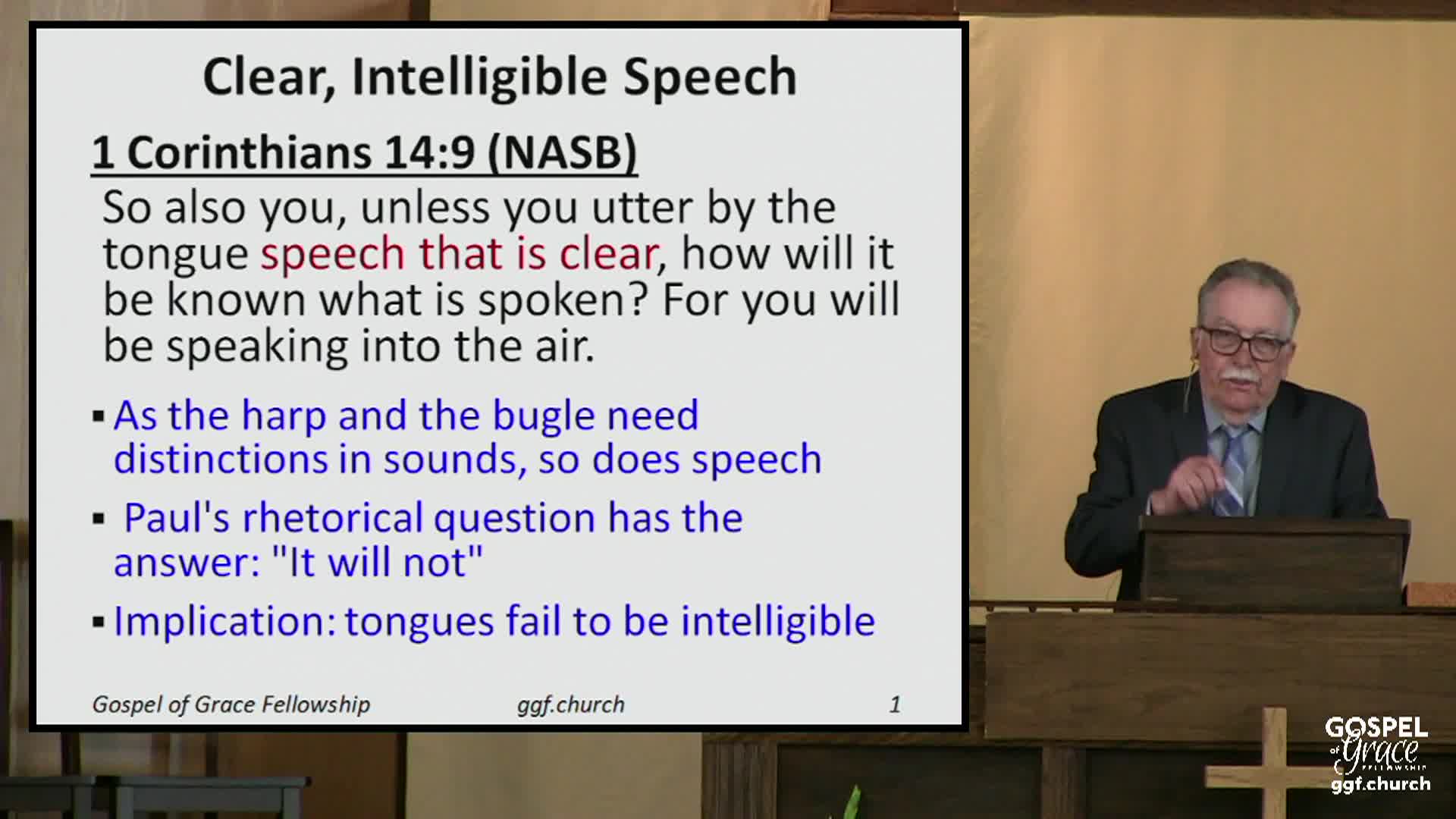 Gospel of Grace Fellowship: Rational Communication of Truth 6-8-25