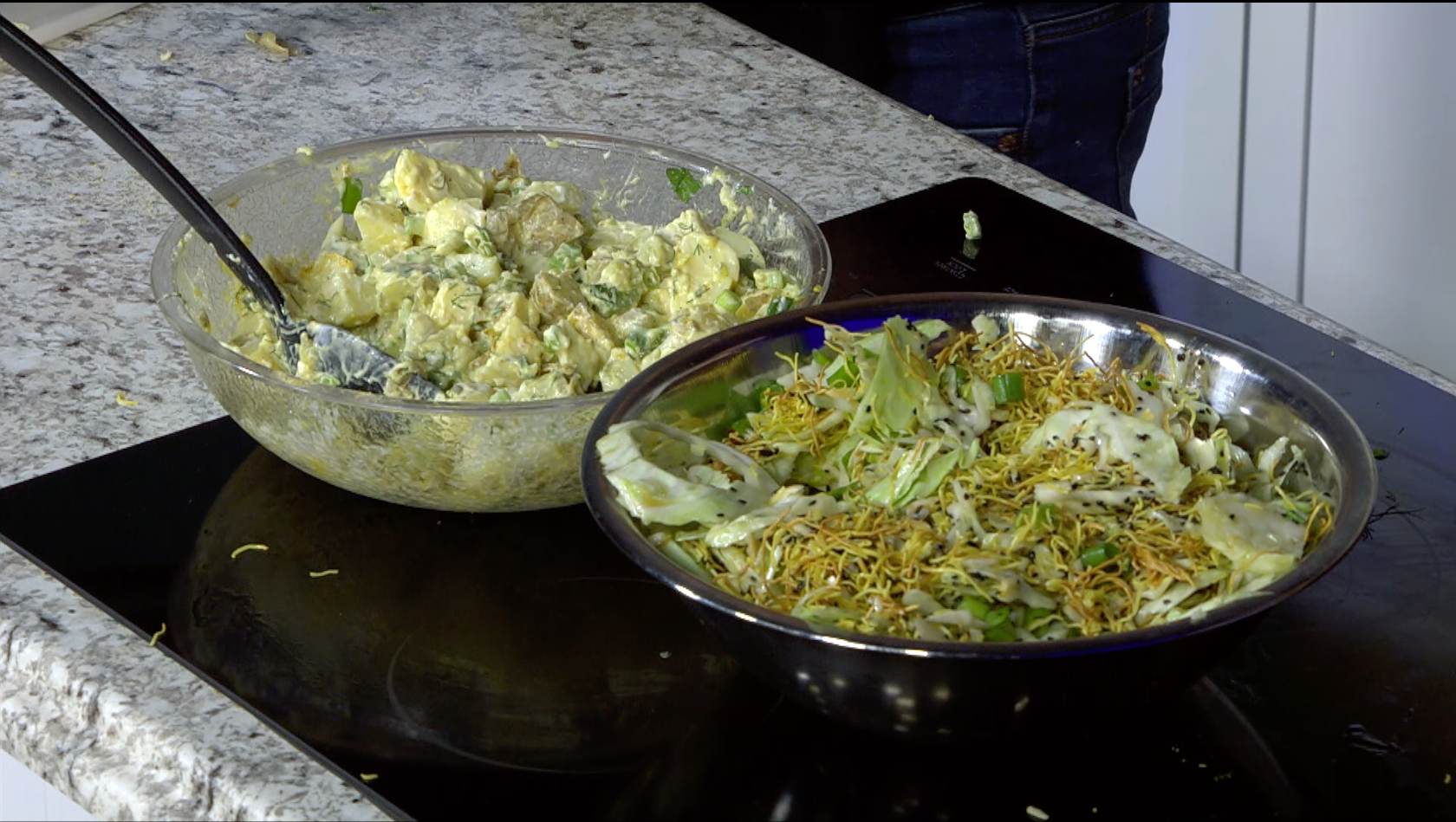 Thumbnail image for Feed Me Vegan 27: Summer Salads - Ramen Cabbage Salad and Potato Salad