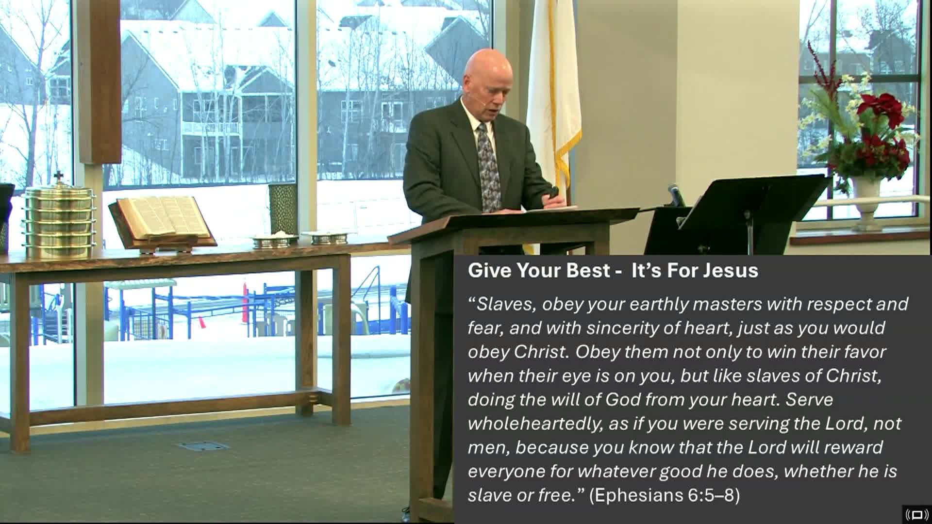 The Worship Hour: Living to Serve 1-4-26