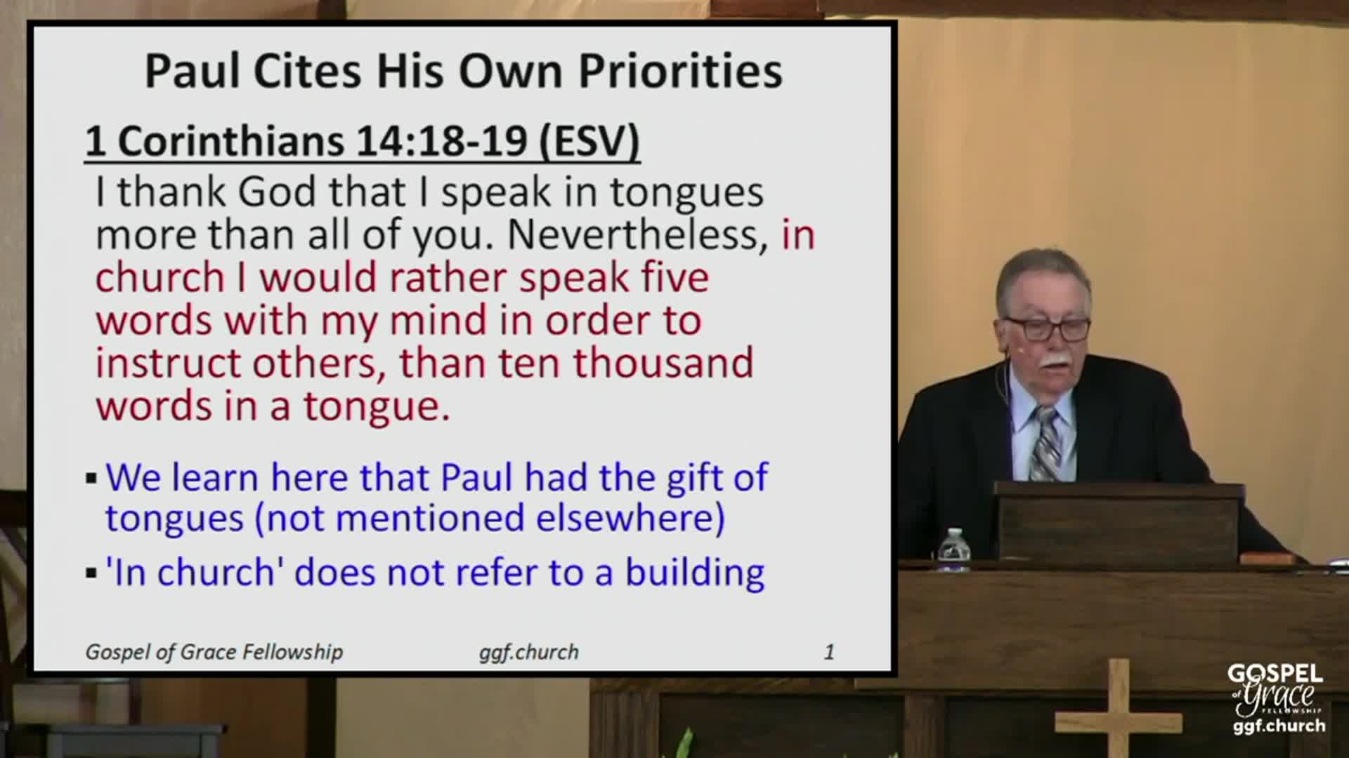 Gospel of Grace Fellowship: Signs for Believers and Unbelievers 6-22-25