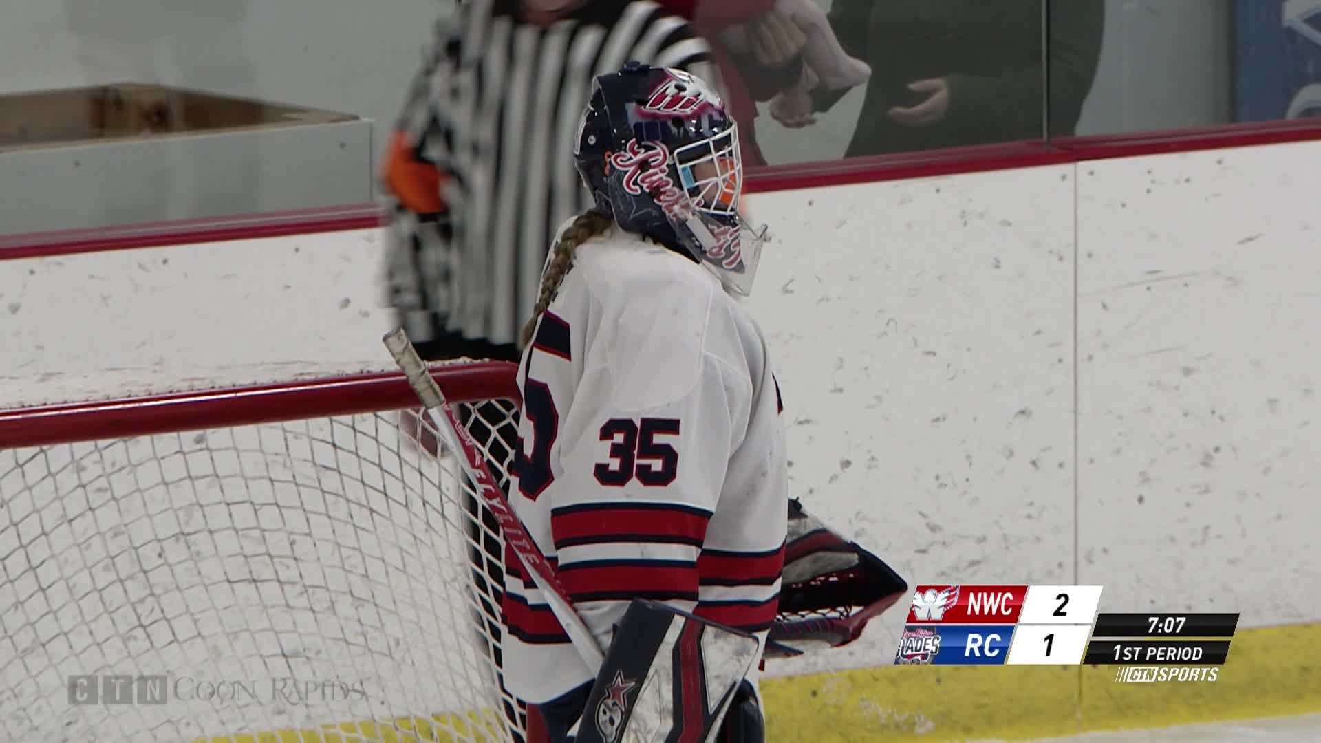 Thumbnail image for Girls Hockey 12-13-25 North Wright County at River Cities