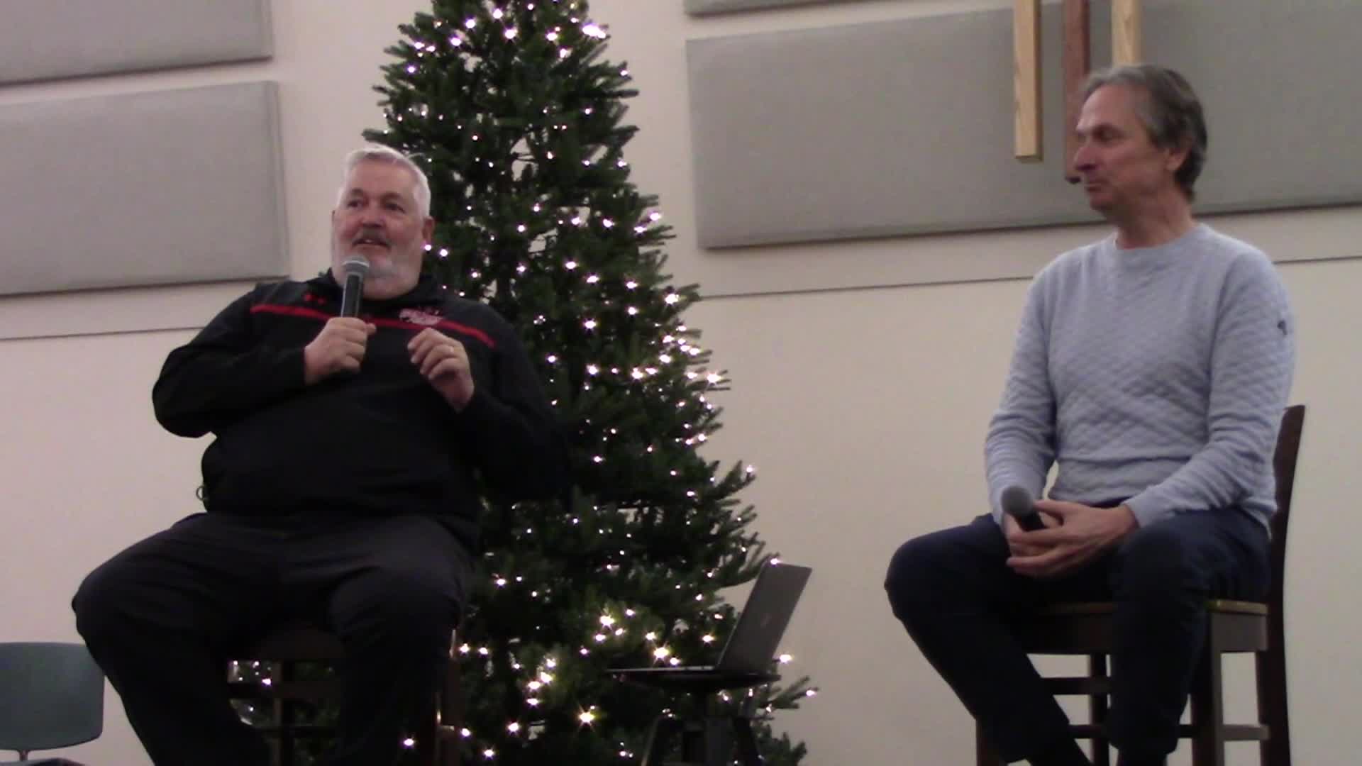 Lions Wild Game Dinner: Bud Grant and Sid Hartman, Mike Grant and Chad Hartman 1-14-26