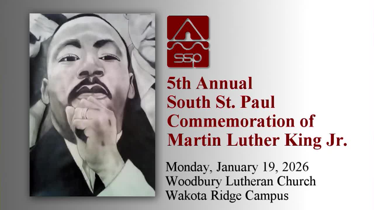 5th Annual South St. Paul Commemoration of Martin Luther King, Jr.