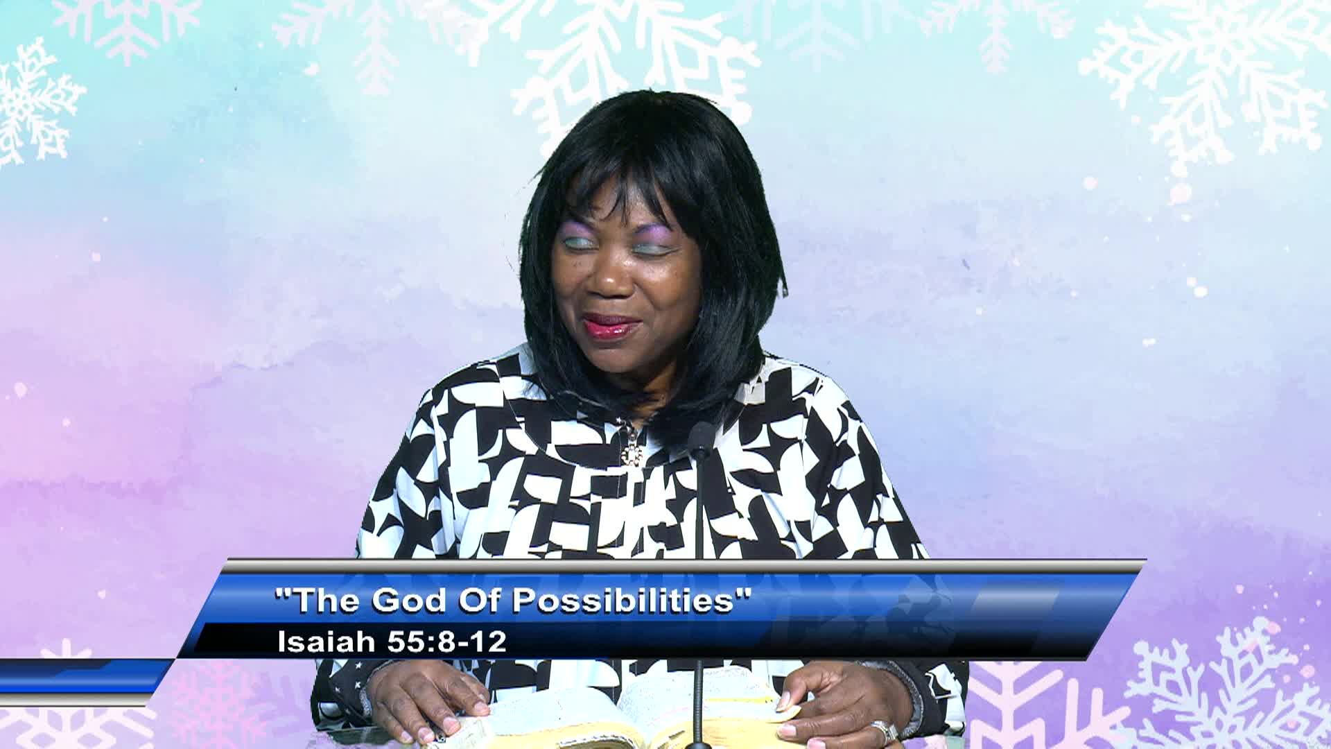 Celebrate Life Int'l Ministry: The God of Possibilities