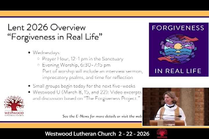 Westwood Lutheran Church: 2-22-26
