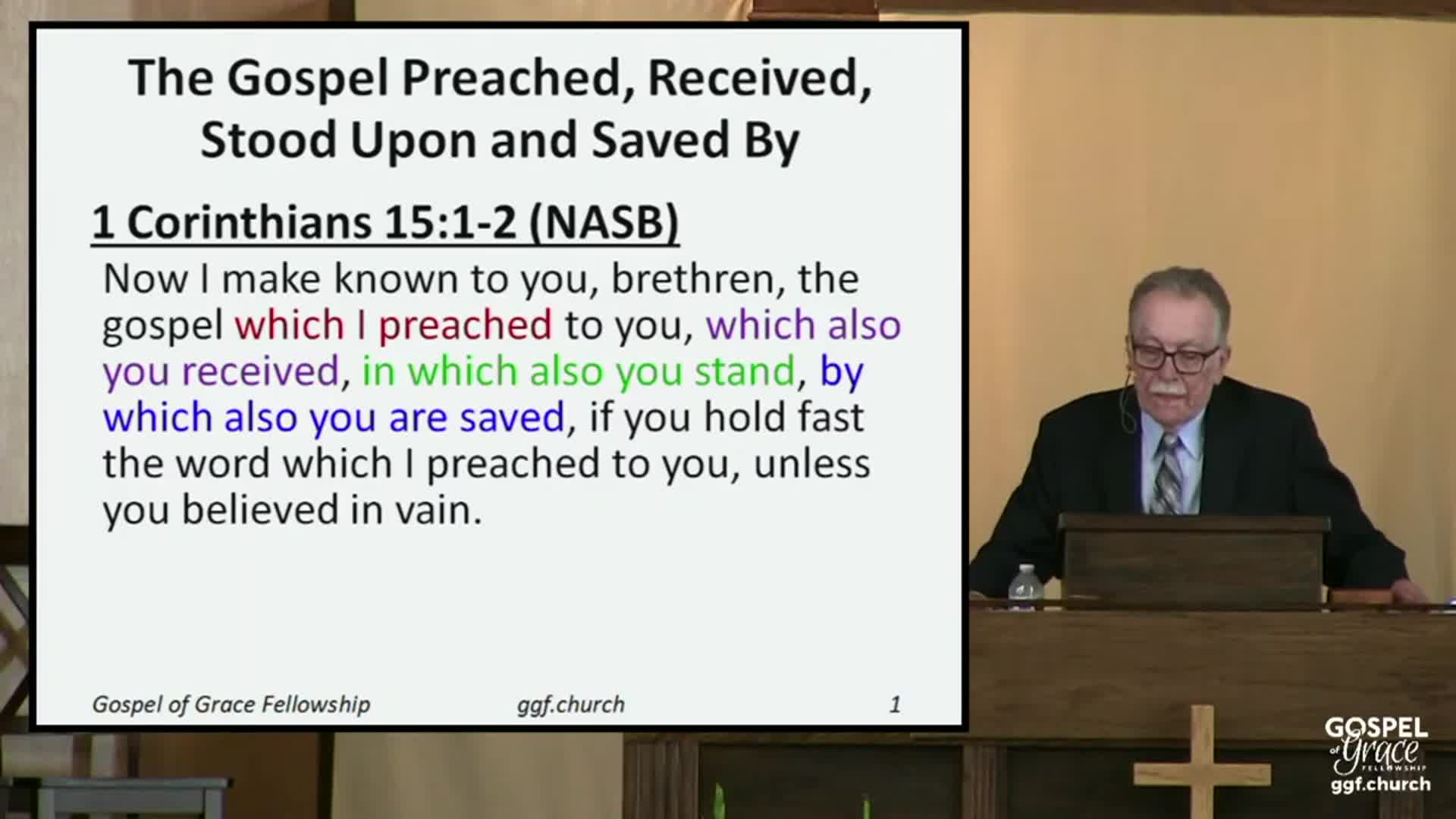Thumbnail image for Gospel of Grace Fellowship: Grounded in the Gospel 8-24-25