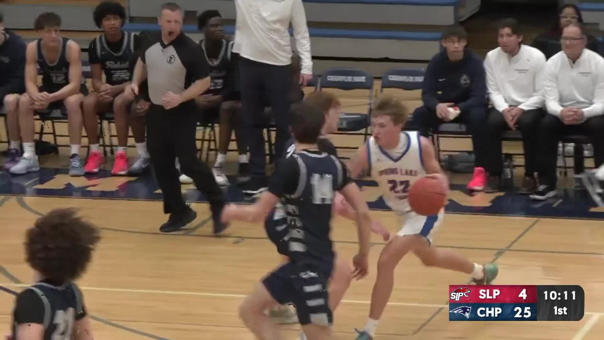 Thumbnail image for Boys Basketball: Section 5AAAA Quarter Finals: SLP vs Champlin Park 3-3-2026
