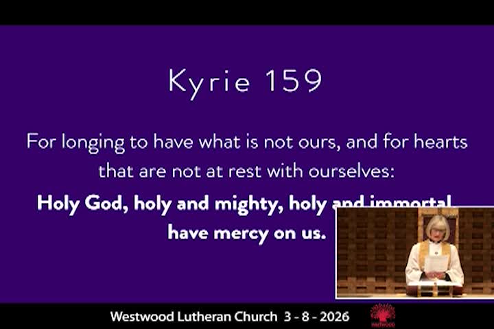 Thumbnail image for Westwood Lutheran Church: 3-8-2026