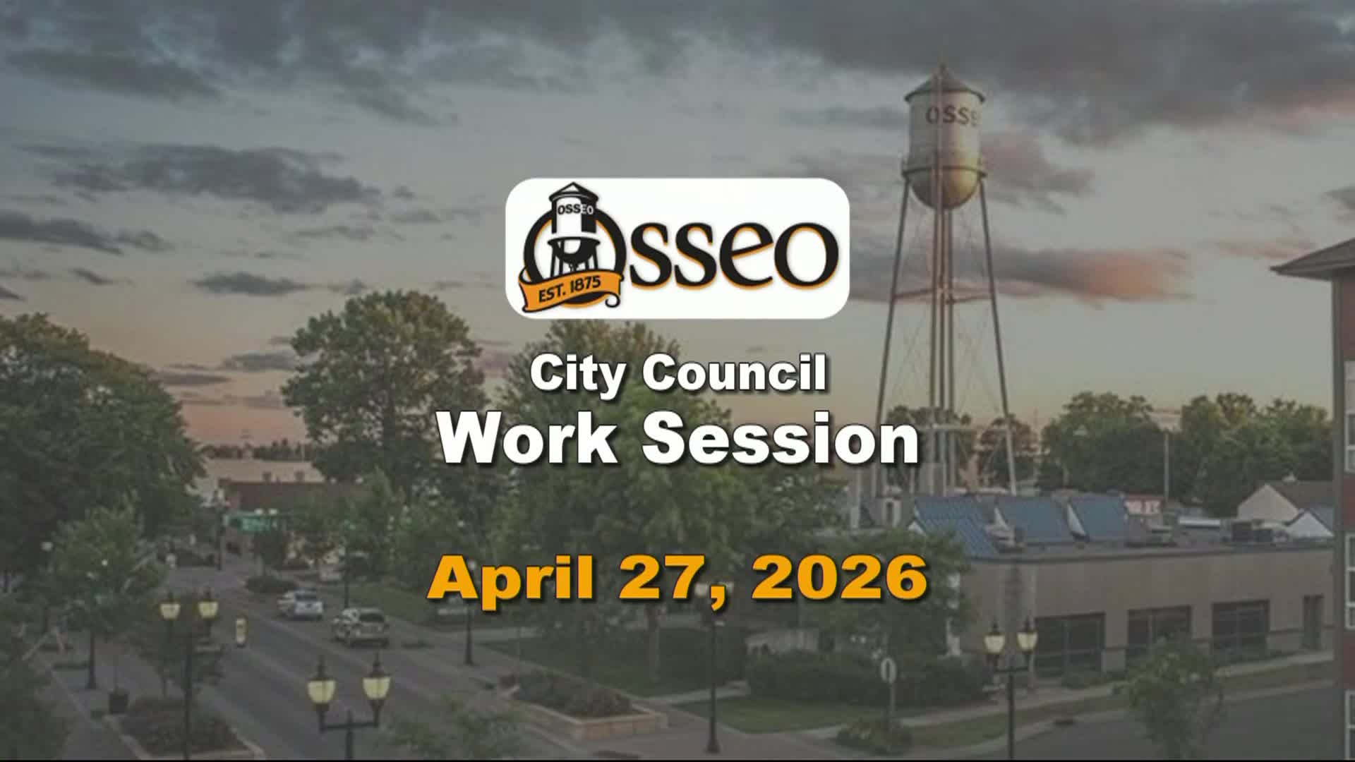 Thumbnail image for Council Work Session - 4/27/2026