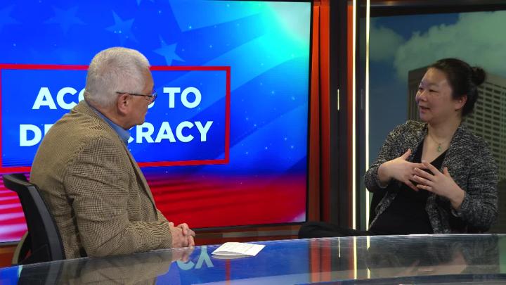 Thumbnail image for Access to Democracy: Julia Decker, Director of Policy & Public Affairs, ILCM