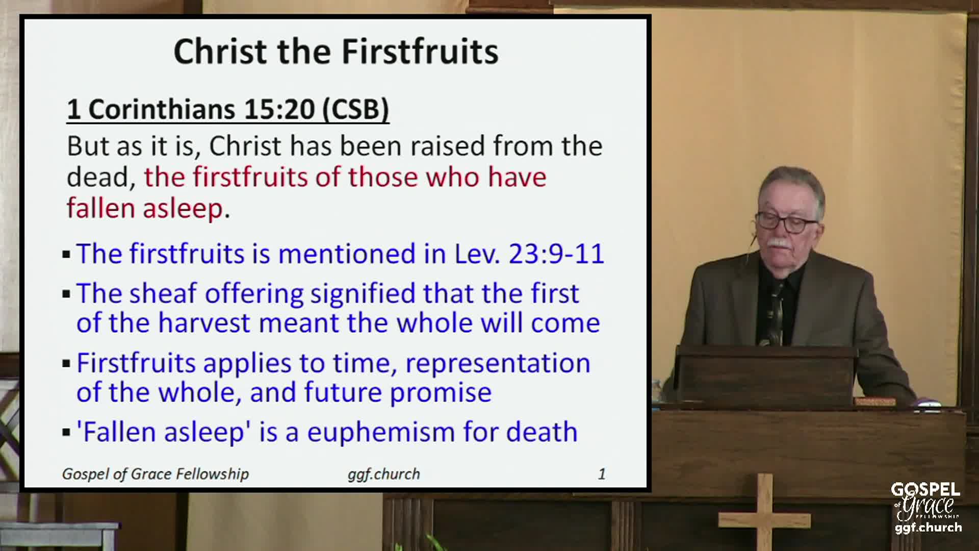 Thumbnail image for Gospel of Grace Fellowship: The "in Adam and in Christ" Analogy 10-19-2025