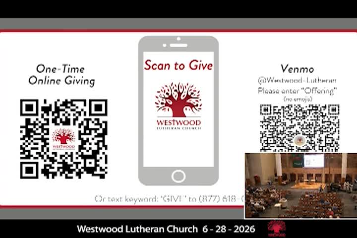 Thumbnail image for Westwood Lutheran Church 6-28-2026