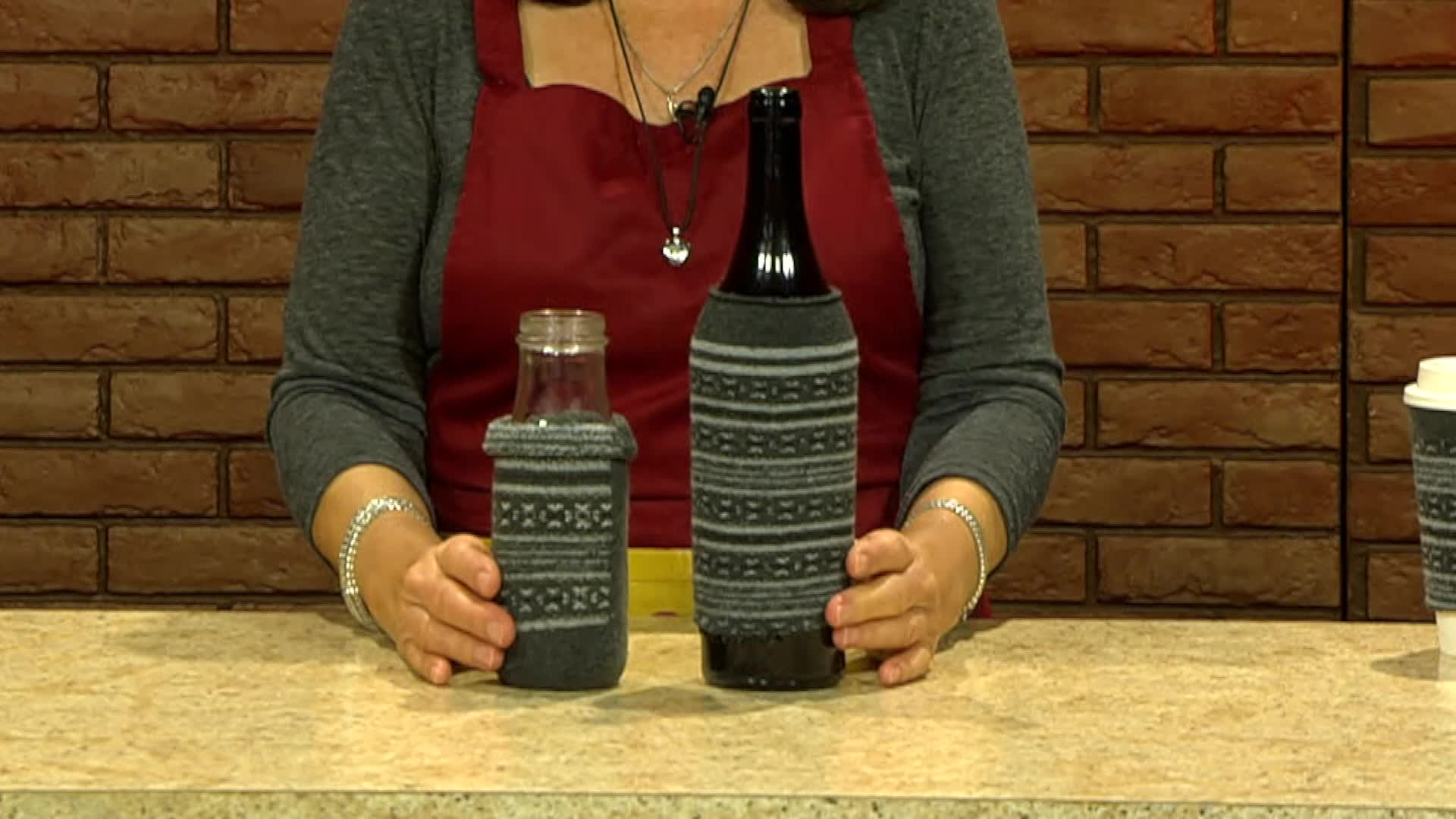 Thumbnail image for Auntie Sharon's Crafts N' More: Homemade Sock Cozies for Cups & Bottles