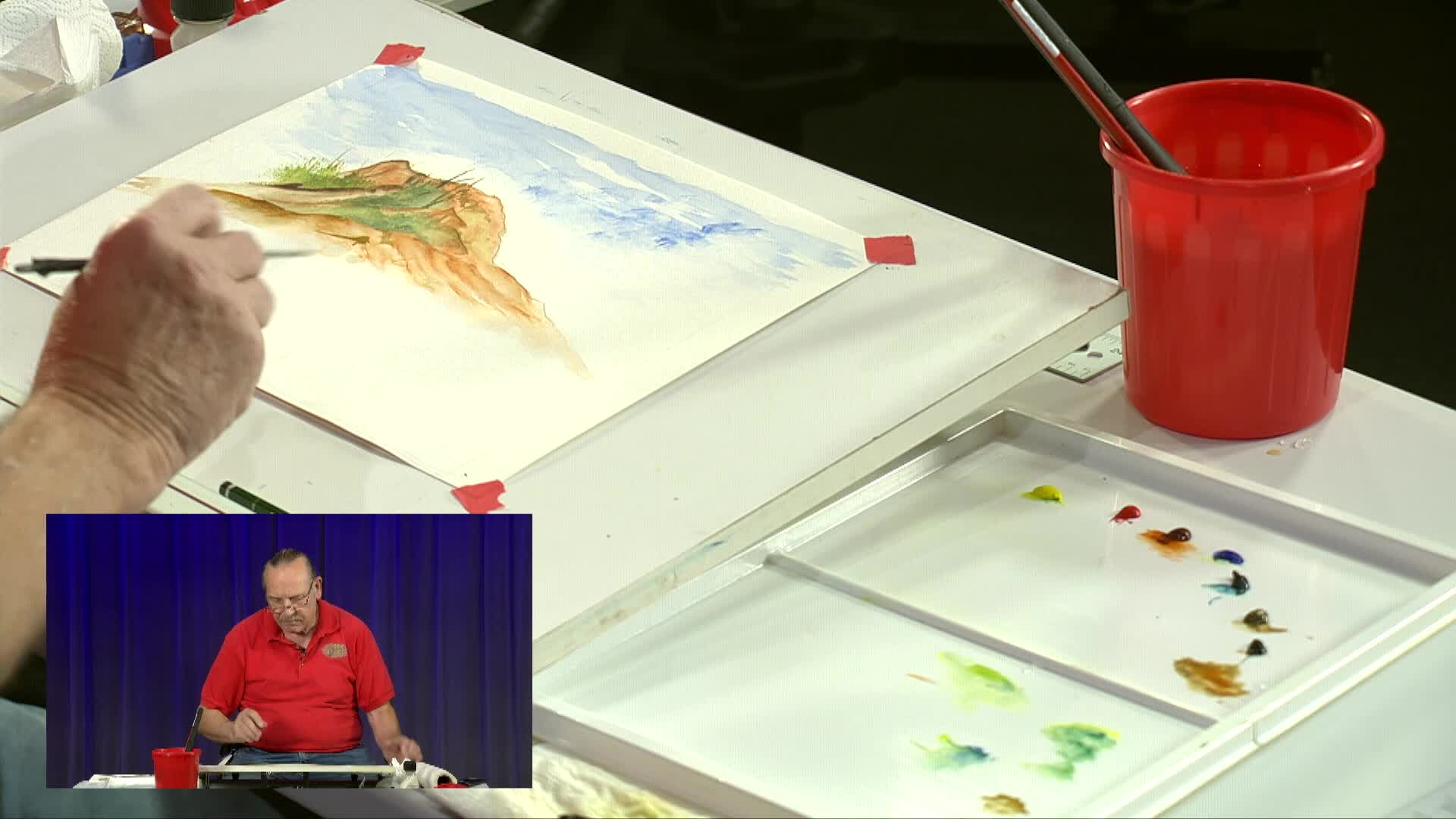 Thumbnail image for Painting with Dave 341: The Mountain in Watercolor (Part 2)