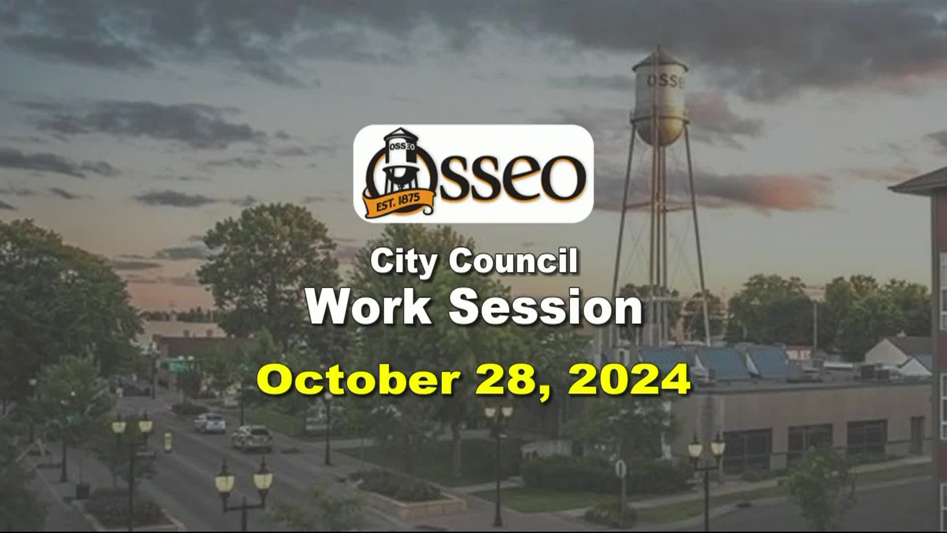 City Council Work Session 10/28/2024
