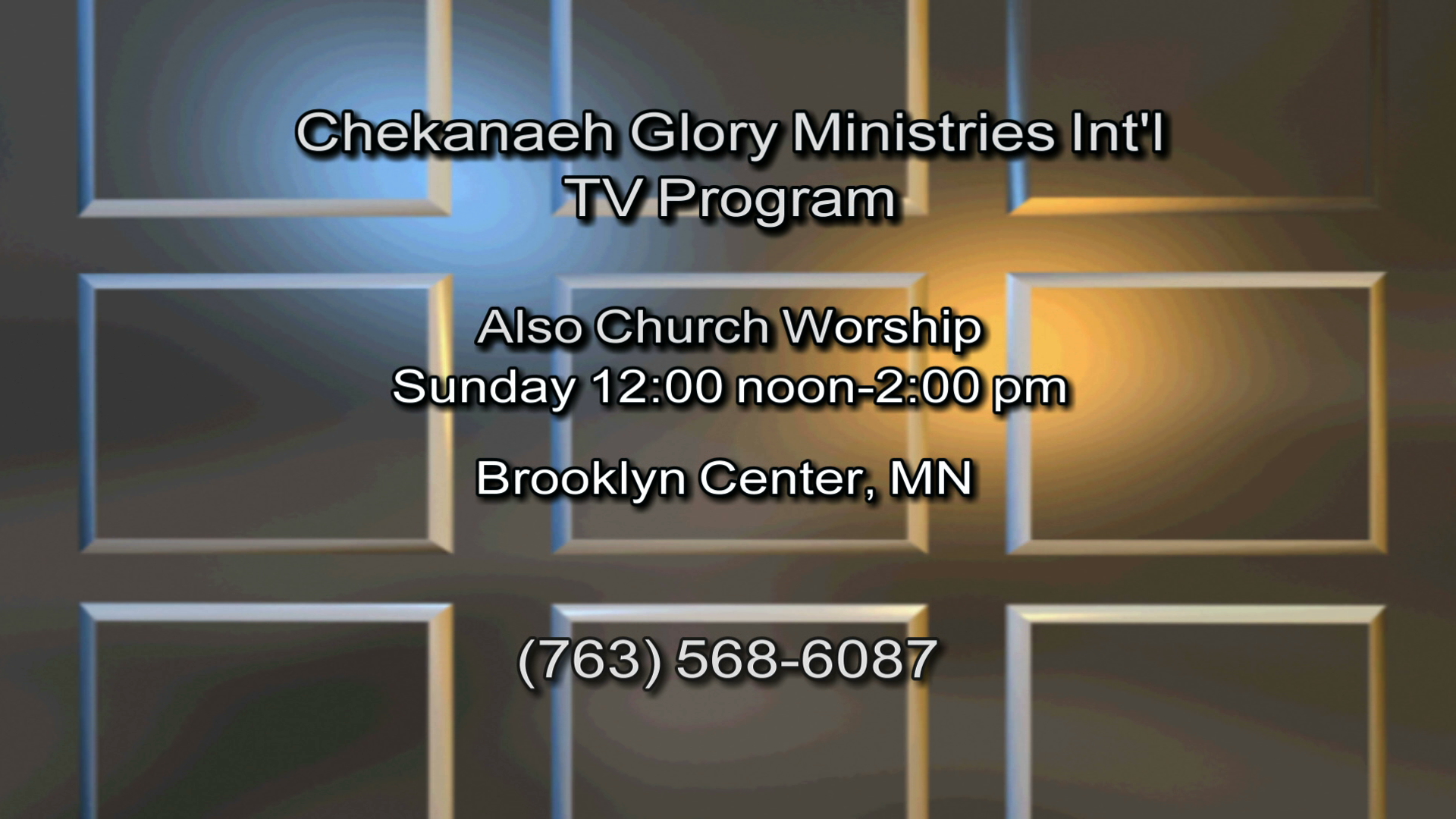 Chekanaeh Glory Ministries