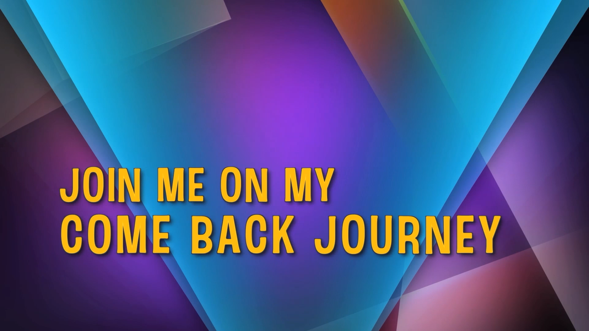 Come Join Me on My Comeback Journey - A Veterans Story Part 2