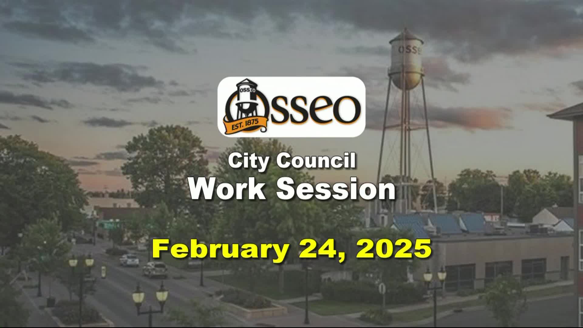 Work Session 2/24/2025
